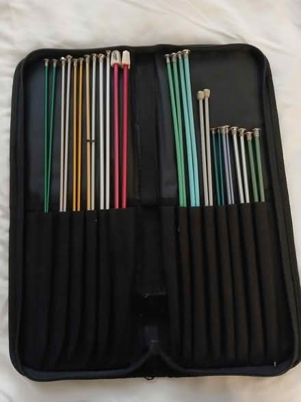 Photo of free 13 pairs knitting needles and case (Cheverly, MD) #1