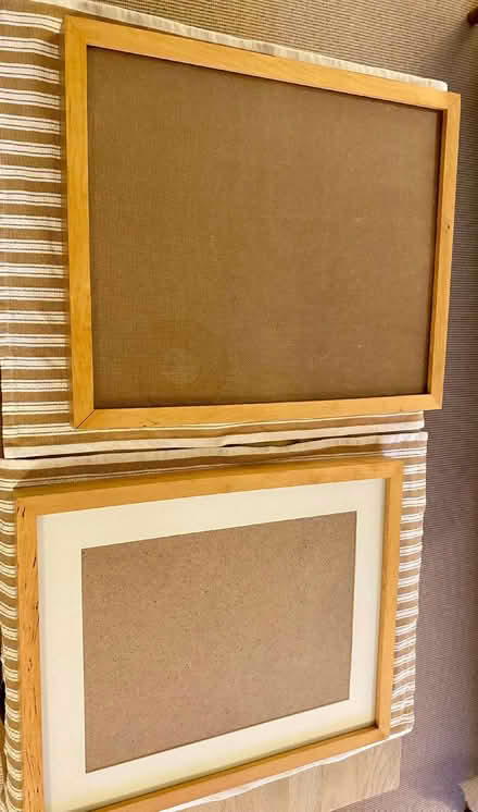 Photo of free 2 Beech picture frames 40 x 50cm (Henley-on-Thames RG9) #1