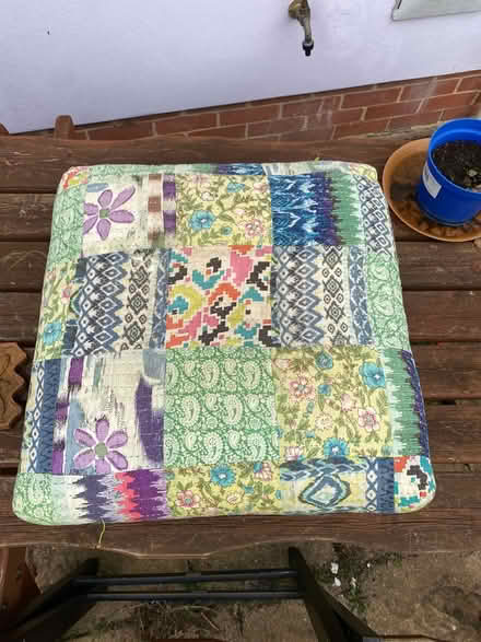Photo of free Patchwork footstool (Tiptree, Essex CO5) #2