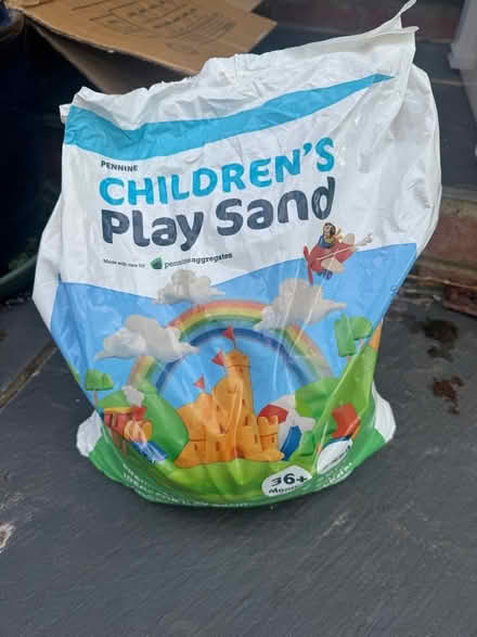 Photo of free Half bag of children's play sand (Lower Earley RG6) #1