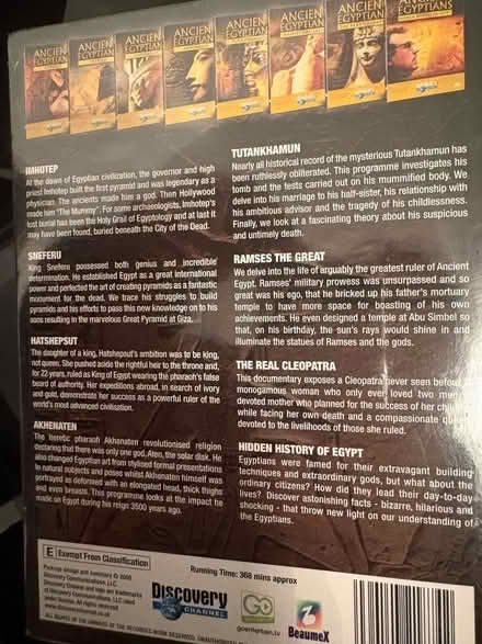 Photo of free Ancient Egyptianx Boxset (Belle Vale L25) #2