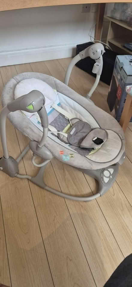 Photo of free Baby swing and travel cot (Buckhurst hill IG9) #2