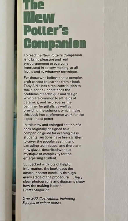 Photo of free Potters Companion book (Kentwood RG30) #2