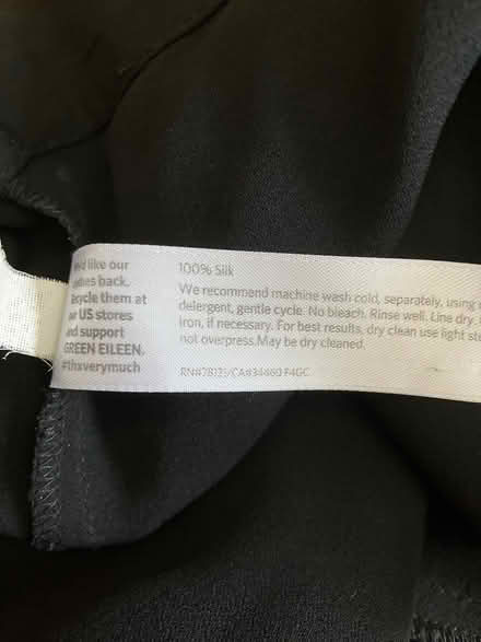 Photo of free Large silk pants Eileen Fisher (Crystal Beach) #3