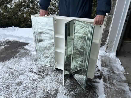 Photo of free Mirrored medicine cabinet (Crystal Beach) #2