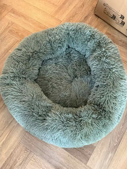 Photo of free Sage green anti anxiety dog bed (Harborne B17) #1