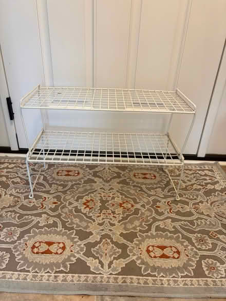 Photo of free 2-tier Wire Shelf/organizer (Portage - central city) #1