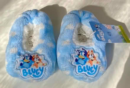 Photo of free Bluey Baby Slippers size 4/5 (Kentwood RG30) #1