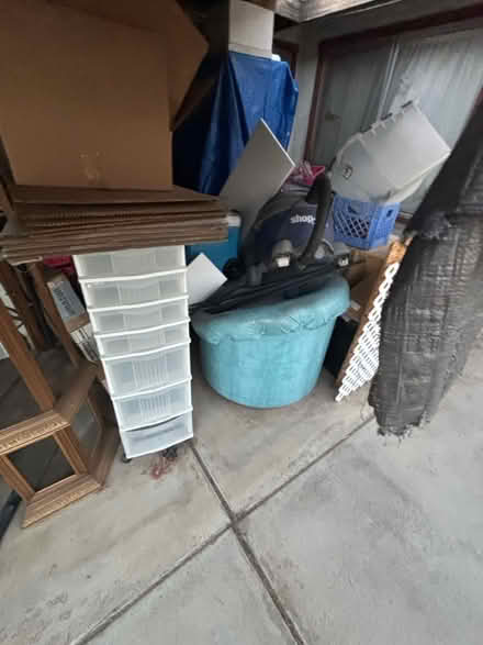 Photo of free white rolling cabinet w/drawers (Rainbow/Tropicana) #1