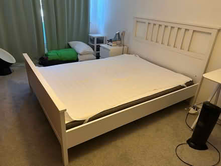 Photo of free ikea queen sized bed and mattress (bethesda) #1