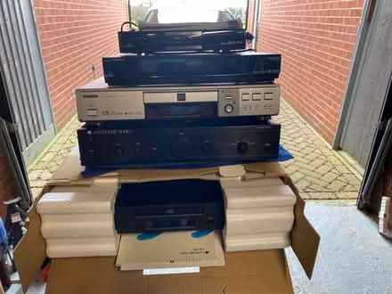 Photo of free Audio Power Amplifier and CD Player, plus some other Electro (Kingsbrook HP22) #1