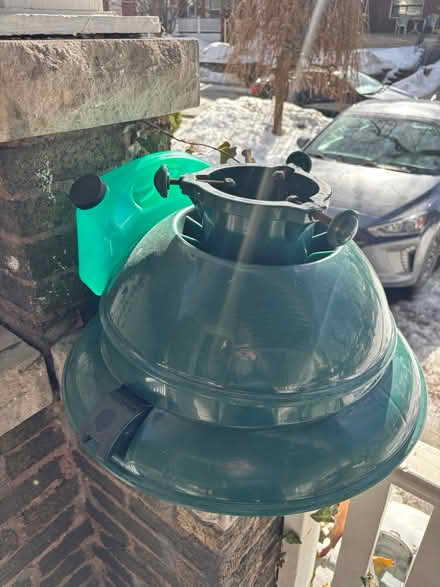 Photo of free Christmas tree stand (Coxwell and Danforth) #2