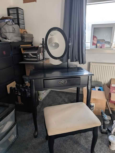 Photo of free Black dressing table (Blantyre G72) #1