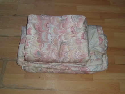 Photo of free 3 Matching pairs of lined curtains (Yateley GU46) #1