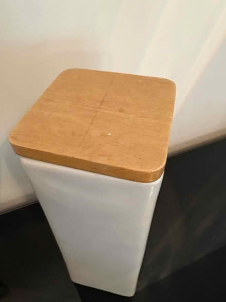 Photo of free Ceramic tall pasta jar (Belle Vale L25) #3