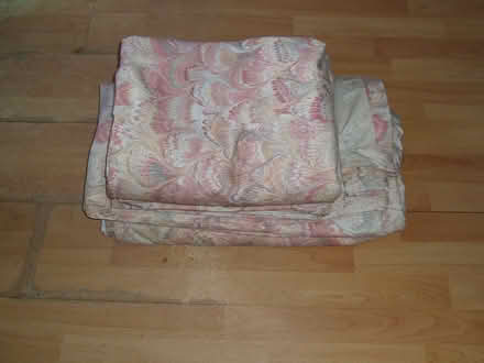 Photo of free 3 Matching pairs of lined curtains (Yateley GU46) #2