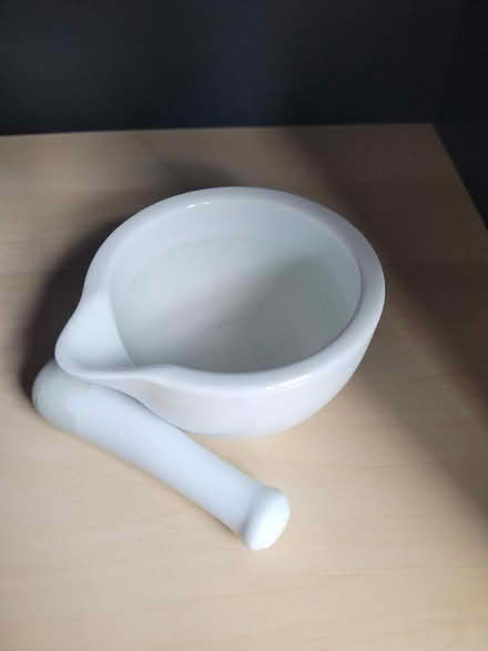Photo of free Ceramic pestle and mortar (Shenley Fields B29) #1