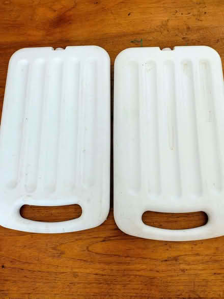 Photo of free 2 x large freezer blocks 9 x 15.5ins. (Brize Norton OX18) #1