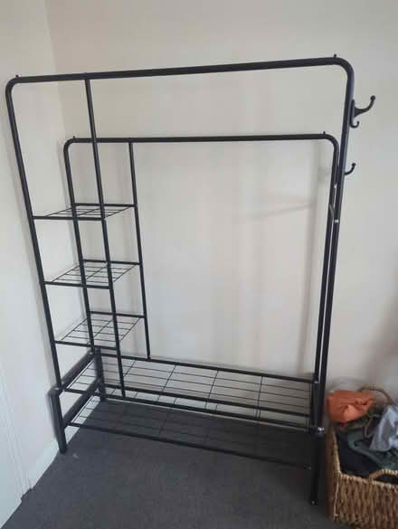 Photo of free Clothing rail with shoe rack (Walthamstow E17) #2