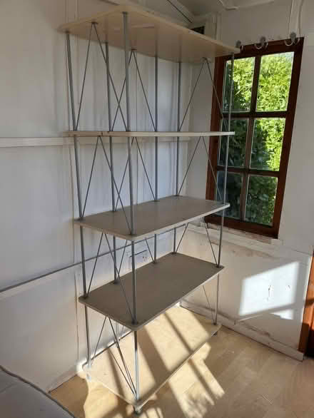 Photo of free tall metal shelf unit (Aldwick) #1