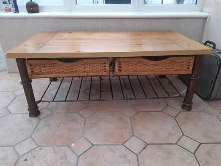 Photo of free Pine coffee conservatory table (Riddlesdown) #2