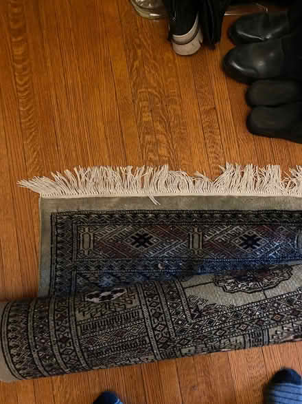 Photo of free Large Bokhara-style Rug (Downtown) #2