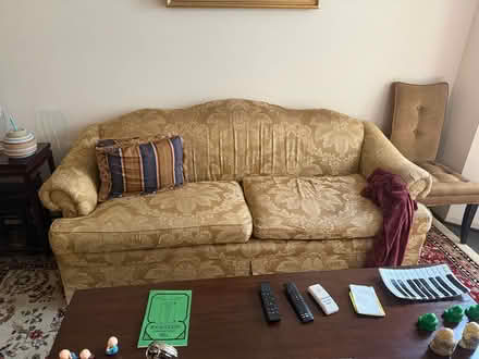 Photo of free sofa must pick up (Near Fair Oaks Mall) #1