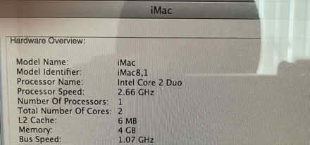 Photo of free Snow Leopard-era iMac (West Marina TN38) #3