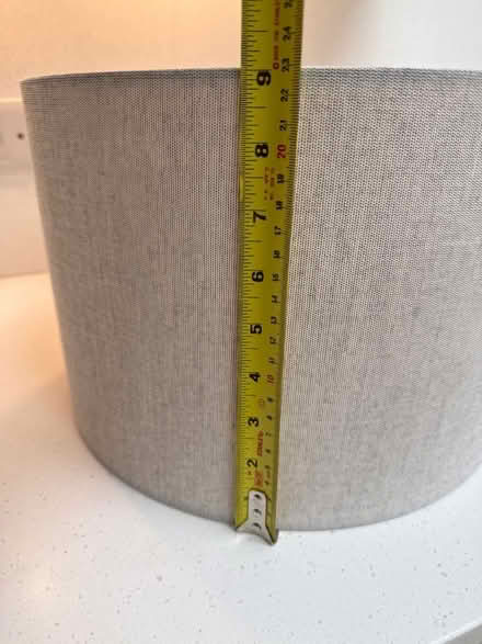 Photo of free Large Drum shaped lampshade. (Tinshill LS16) #3