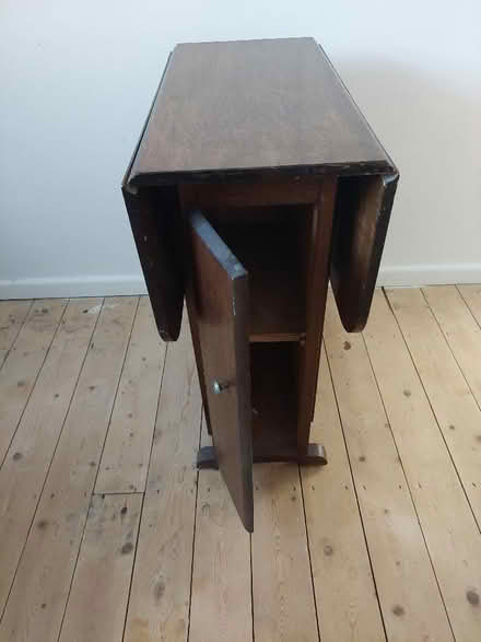Photo of free Solid wood drop leaf table small size great condition (Seaford BN25) #3