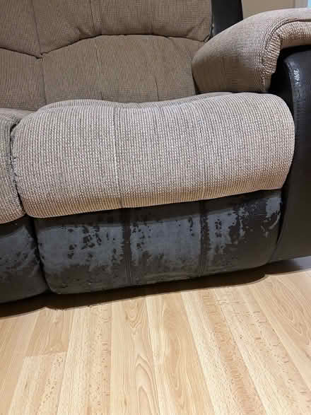 Photo of free Brown 2 Seater Reclining Sofa (CT6) #2