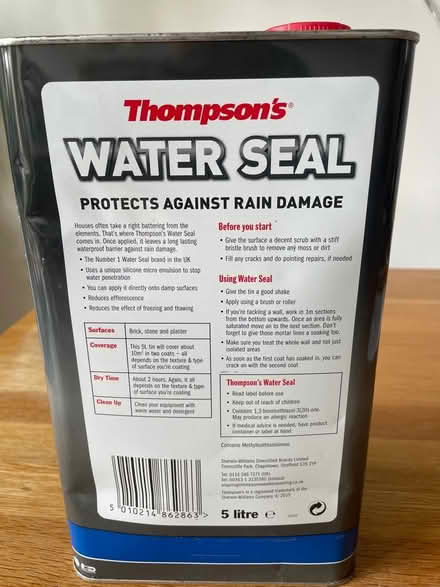 Photo of free Thompsons water seal (Dyke Road area BN1) #2
