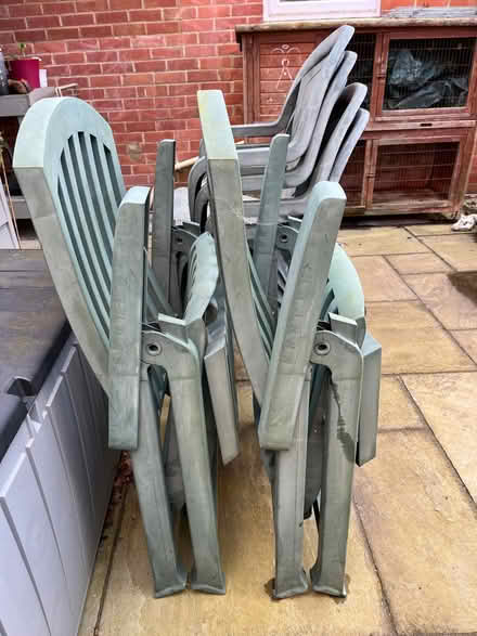 Photo of free Plastic garden chairs (Hill Head PO14) #1