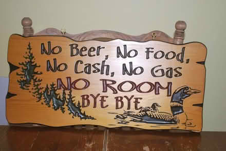 Photo of free Handcrafted Sign, New (gatineau ave & de bourgogne st) #1