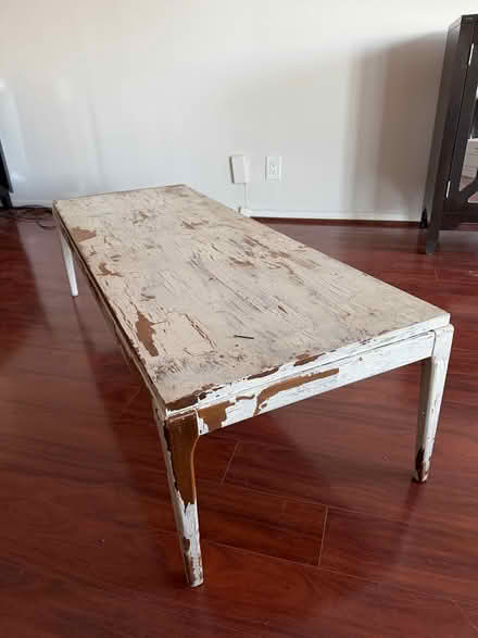 Photo of free Distressed coffee table (Annadale) #2