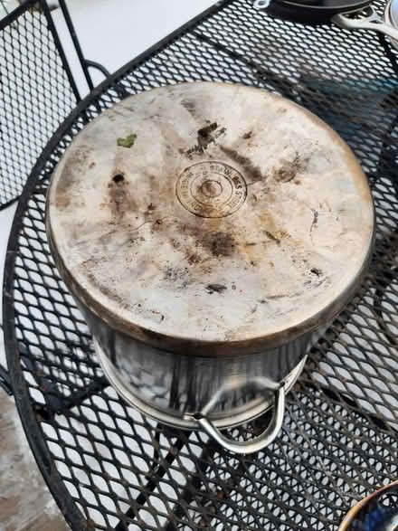 Photo of free Freebie BIG SS stockpots (Kingston, NY, nearK-R bridge) #2