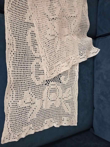 Photo of free Antique crocheted table runner etc (Cary) #1