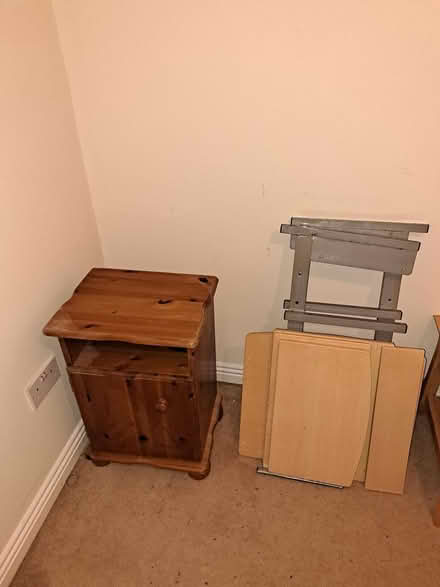 Photo of free Bed side locker + computer table (Ennis.Clare) #1