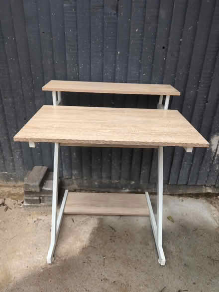 Photo of free Small freestanding computer desk (SE27) #1