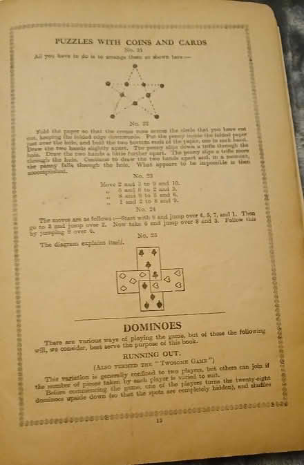 Photo of free Vintage copy of Foulsham's Games & Puzzles Book c1940/50 (South Croydon CR2) #4