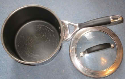 Photo of free 20cm Circulon Steel Elite induction saucepan with lid (Kingsway) #1