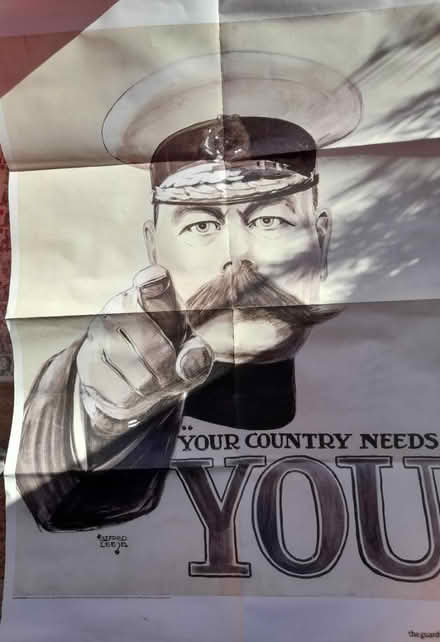 Photo of free Large 2-sided WWII repro poster(s) (Kingsway) #1