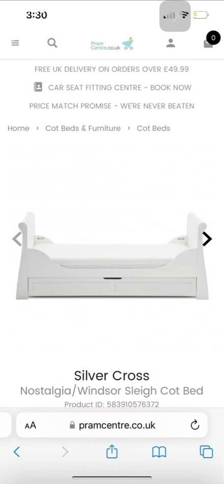 Photo of free Cotbed (Hackenthorpe S12) #1