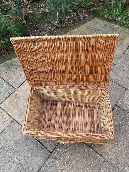 Photo of free Wicker hamper / toy besket (Hertford SG13) #3