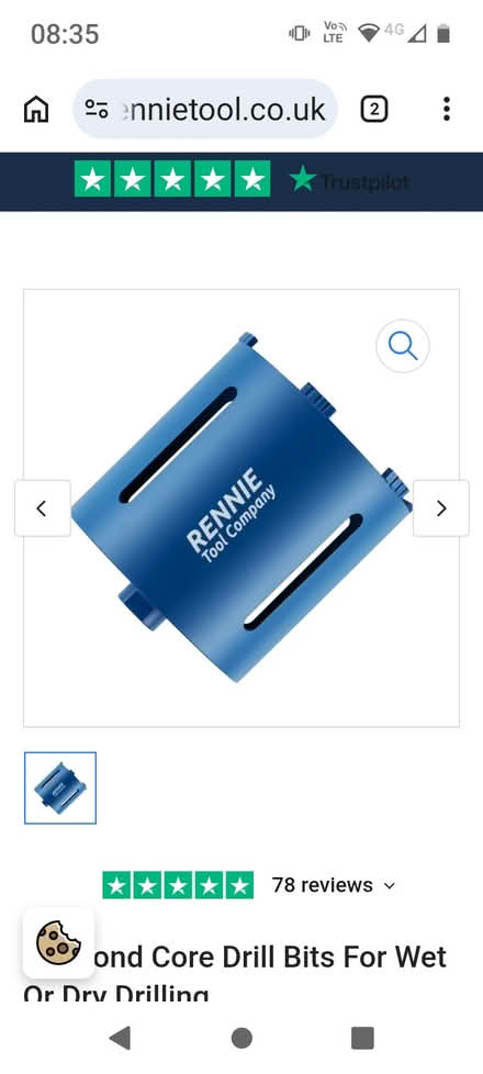 Photo of Core bit 150mm (or 125mm) (Osney OX2) #1