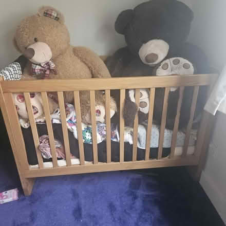 Photo of free Oak cot frame (Langley SL3) #1