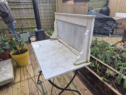 Photo of free Marble effect wash stand (Holmer Green HP15) #4