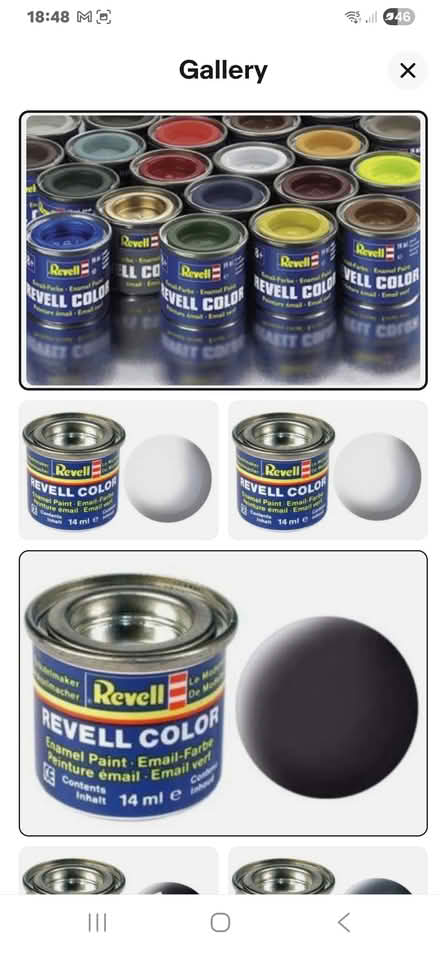 Photo of Hobby Craft Yellow Enamel Paint (Macclesfield) #1