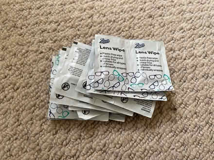 Photo of free Lens wipes (Upper Weston) #1