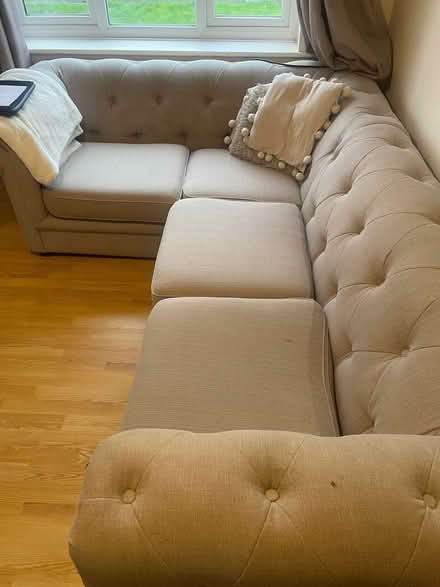 Photo of free Grey L shaped sofa (Oswestry SY11) #1